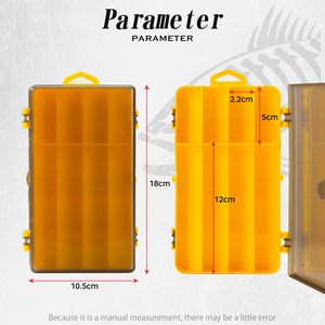 Caja de aparejos de pesca de plástico impermeable, caja de cebo de pesca, venta al por mayor - Product Image 3