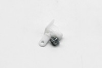Embout en plastique blanc industriel pour rail fin américain, composant de rideau de fenêtre, taille sur mesure, stores Hengli CH030