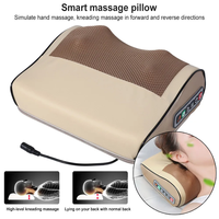 2024 vente chaude oreiller de Massage des épaules pétrissage profond oreiller de Massage par Vibration oreiller de voyage Portable pour le soulagement de la douleur musculaire