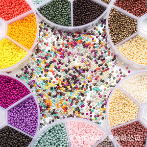 Accesorios de joyería con cuentas DIY transfronterizos, juego de cuentas de semillas de 6 compartimentos, 2 mm, 4800 cuentas para pulseras, collares y pendientes - Product Image 2