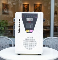Lecteur de cassette portable rétro avec enregistreur et radio AM/FM, best-seller en gros