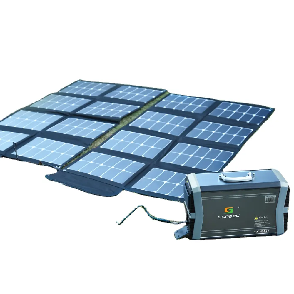 非常用電力貯蔵の自動運転ツアー用のポータブルソーラーガジェット1.5KWオフグリッド太陽光発電システム