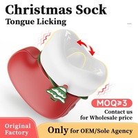 Vibrateur de Noël en forme de chaussette, rechargeable par USB, étanche et écologique