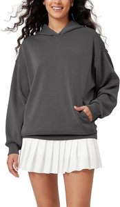 Sudadera con Capucha Extra Grande de Modal Suave para Mujer, Ropa de Calle, Sudadera con Bolsillo Tipo Canguro - Product Image 2