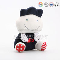 Poupées de joueur vaudou de football en peluche pour garçon habillé de dessin animé drôle accrédité ICTI pour