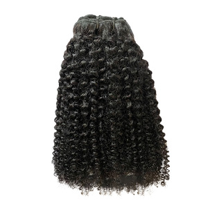 กิ๊บติดผมลูกไม้แบบ Afro Kinky Curly ทรงแอฟริกัน แบบพองฟู ขนาดเล็ก ชุด 8 ชิ้น <span class=keywords><strong>18</strong></span> ใบ  แบบ Remy Double Drawn และ Single Drawn - Product Image 2