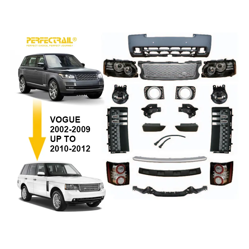 PERFECTRAIL 4x4 Acessórios Auto Body Kit Para Land Rover Range Rover Vogue 2002-2008 Atualização para Corrida 2010-2012