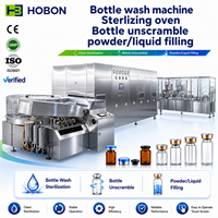 Ligne de production entièrement automatique Hebo pour le remplissage de cartouches, le lavage et le séchage des flacons, le remplissage et la mise en bouchon