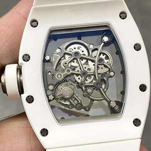 2025 Best-Selling Men's Mechanical <b>Watch</b> Carbon Fiber Material Barrel-Shaped <b>Skeleton</b> Mechanical <b>Watch</b> - Product Image 3