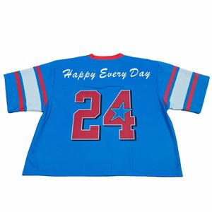 חולצות גברים הסיטונאי מותאם אישית גברים נשים camo גרפי crots יבול כדורגל העליון רשת כדורגל - Product Image 5