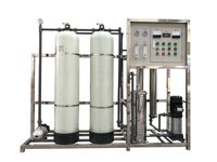 Système de purification d'eau par osmose inverse (RO) commercial de haute qualité avec filtre, pompe PLC et boîte de vitesses, garantie 1 an