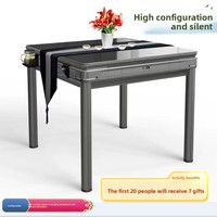 Table de Mahjong Automatique Pliante de Luxe Moderne en Métal 110V avec Fonction Silencieuse pour le Commerce International – Vente en Gros