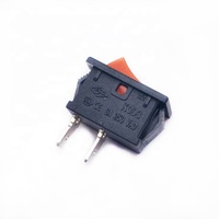 Interrupteur à bascule rouge KCD3 6A 250V, 2 broches T85 1E4, prix usine