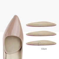 Soins des pieds en mousse souple en cuir artificiel Absorption des chocs Soulagement de la douleur Coussinet métatarsien avant-pied pour chaussures à talons hauts