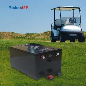 Batteria YICHEN Golf Cart 48V 100Ah LiFePO4 batteria per carrello da Golf 36V 72V 48V batteria agli ioni di litio per carrello da Golf