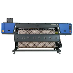 Machine d'impression industrielle grand format 1.9m i3200-A1 4 tête d'impression rouleau film colorant Sublimation Textile