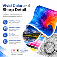 Encre éco-solvant 1L CMYK pour Epson I3200 XP600 DX5 DX7 pour l'impression d'étiquettes et d'autocollants en petites séries