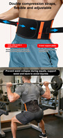 Ceinture de fitness à boucle coulissante pour hommes, spécialisée dans la musculation, les squats et les soulevés de terre, ceinture de protection lombaire