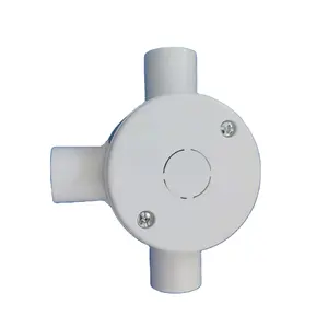 Atacado Box U Tipo 2 Way 3 Way Pvc Pipe Fittings Caixa De Junção De Cabo Elétrico