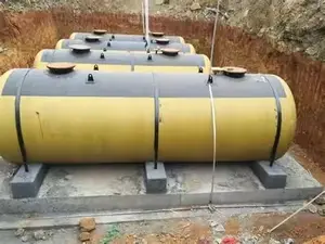 Tanque de armazenamento subterrâneo, 33000 litros, 35000 litros, 40000 litros, ss, sf, parede dupla, tanque de armazenamento diesel