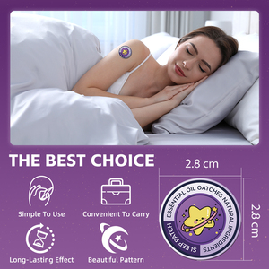 Parches de Sueño Orgánicos con Logotipo Personalizado, Parches Nocturnos con Aceite Esencial de Lavanda para Adultos, Niños y Familias, para un Descanso Profundo - Product Image 5