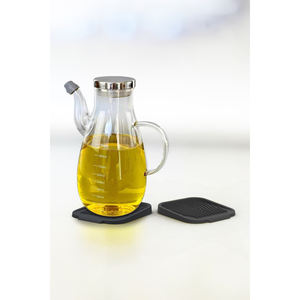<b>Silicone</b> <b>Oil</b> Dispenser Stand With Lid 1000 Ml Measuring Beaker For Kitchen Countertop Use - Product Image 1