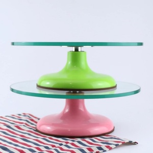 Support à gâteau rotatif Sunshine Wholesale, outils de pâtisserie, support à dessert en alliage d'aluminium de 12 pouces, plateau tournant pour gâteau - Product Image 3