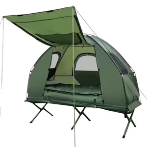 <span class=keywords><strong>Lit</strong></span> <span class=keywords><strong>de</strong></span> camping hors sol portable à une chambre avec <span class=keywords><strong>tente</strong></span> en tissu Oxford pliable <span class=keywords><strong>anti</strong></span>-moustiques <span class=keywords><strong>tente</strong></span> <span class=keywords><strong>de</strong></span> <span class=keywords><strong>lit</strong></span> surélevée robuste - Product Image 2