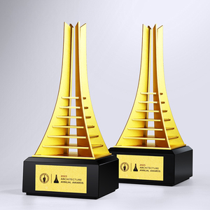 Tùy chỉnh-thực hiện Miễn phí thiết kế kim loại trophies cho ngành công nghiệp xây dựng của công ty giải thưởng xuất sắc nhân viên công ty Quà Tặng CHÀO MỪNG - Product Image 5