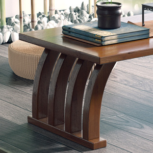 โต๊ะน้ำชาสไตล์จีน ทำจากไม้ ทำด้วยมือ โต๊ะกาแฟเตี้ย สำหรับห้องทาทามิ ห้องอ่านหนังสือ - Product Image 3