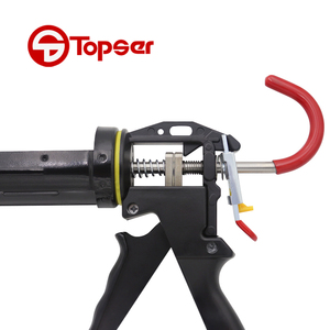 Công cụ xây dựng 5 mang hình bán nguyệt nhôm xử lý Silicone sealant caulking Gun - Product Image 6