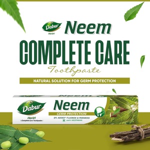 Dentifrice sans fluorure Dabur Herb'l Neem pour la protection des gencives, soin buccal, exportateur indien, livraison rapide en Europe, États-Unis, Canada, porte à porte - Product Image 2