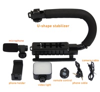 Kit d'éclairage pour caméra de studio USB TikTok, selfie, vidéoconférence, éclairage annulaire LED avec trépied