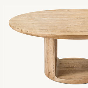 Современный круглый деревянный обеденный стол из дуба середины века с креслом мебель обеденный стол набор на 4 6 мест - Product Image 3