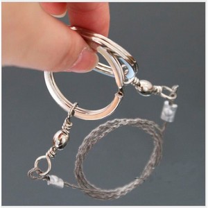 Survival Wire Saw 65cm Steel 24 <b>Threads</b> Outdoor Emergency Cutting <b>Tool</b> - Product Image 4