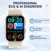 Reloj Inteligente Digital de Última Generación 2026, Nuevo Modelo OEM ODM, Reloj Inteligente AMOLED TK67 con Bomba de Aire, Medición de Presión Arterial y Control de Salud