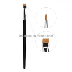 Lilywild Chuyên Nghiệp Chất Lượng Cao Màu Đen Vegan Nhãn Hiệu Riêng Bằng Gỗ Sang Trọng Duy Nhất Mắt Lót Trang Điểm Bàn Chải - Product Image 3