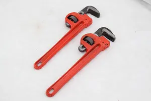 Hot Sale Drilling Use Heavy Duty Straight Pipe Wrench/adjustable Pipe Wrench