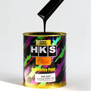 Precio de Fábrica, Capa Base Negra 1K, Opción de Pedido al por Mayor para Talleres Profesionales de Mezcla de <span class=keywords><strong>Pintura</strong></span> para Automóviles - Product Image 1