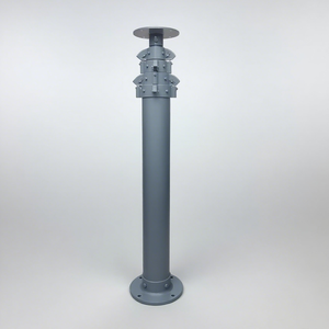 Mât télescopique à manivelle de treuil manuel de hauteur personnalisée de <span class=keywords><strong>3m</strong></span> à 20m monté sur le terrain avec guidon pour caméra CCTV - Product Image 2