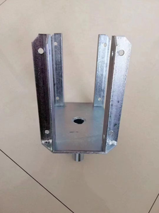 Accessoires d'entretoises réglables en acier galvanisé d'occasion, tête en U, pour la construction industrielle extérieure - Product Image 5