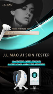 Analyseur de peau du visage et des yeux à IA le plus récent, écran tactile de 20 pouces, machine LED, caméra HD, analyse intelligente <span class=keywords><strong>WiFi</strong></span> pour un usage domestique et commercial - Product Image 5