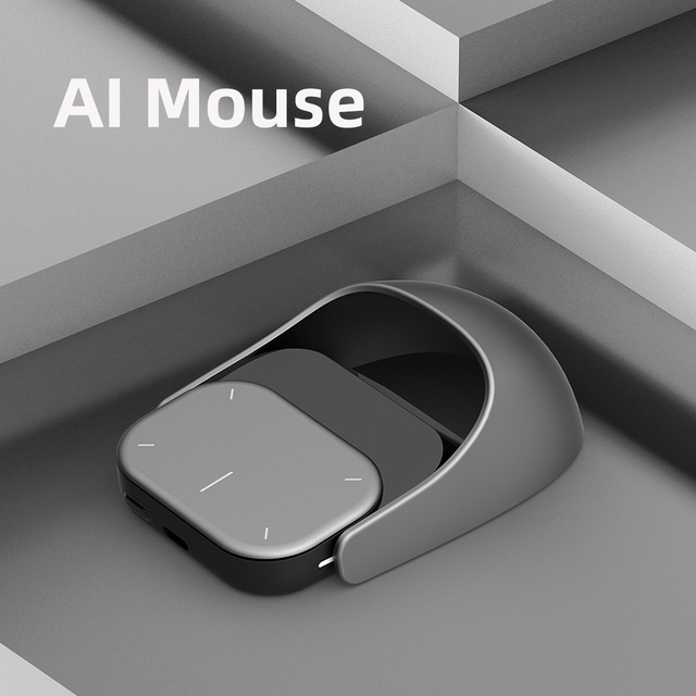 AI Smart Mini Cheerdots 2 USB Magnetic Detachable Air Mouse Optical Ergonomic Design Wireless Charging for Dual Mode Switchable