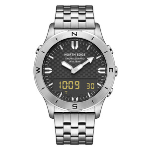 Reloj Inteligente DF NORTH EDGE para Nieve y Actividades al Aire Libre, Resistente al Agua, con Altímetro, Brújula, Temperatura, Presión, Multifunción, para Hombre - Product Image 1