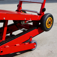 Chariot Électrique à Grande Vitesse pour Monter les Escaliers, Grande Roue, Plateforme Pliable en Acier pour un Déplacement Efficace des Marchandises sur les Escaliers et les Pentes