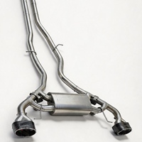 Échappement DZ pour BMW M340/M340i 3.0T, échappement sport avec soupape, tuyau central personnalisé.