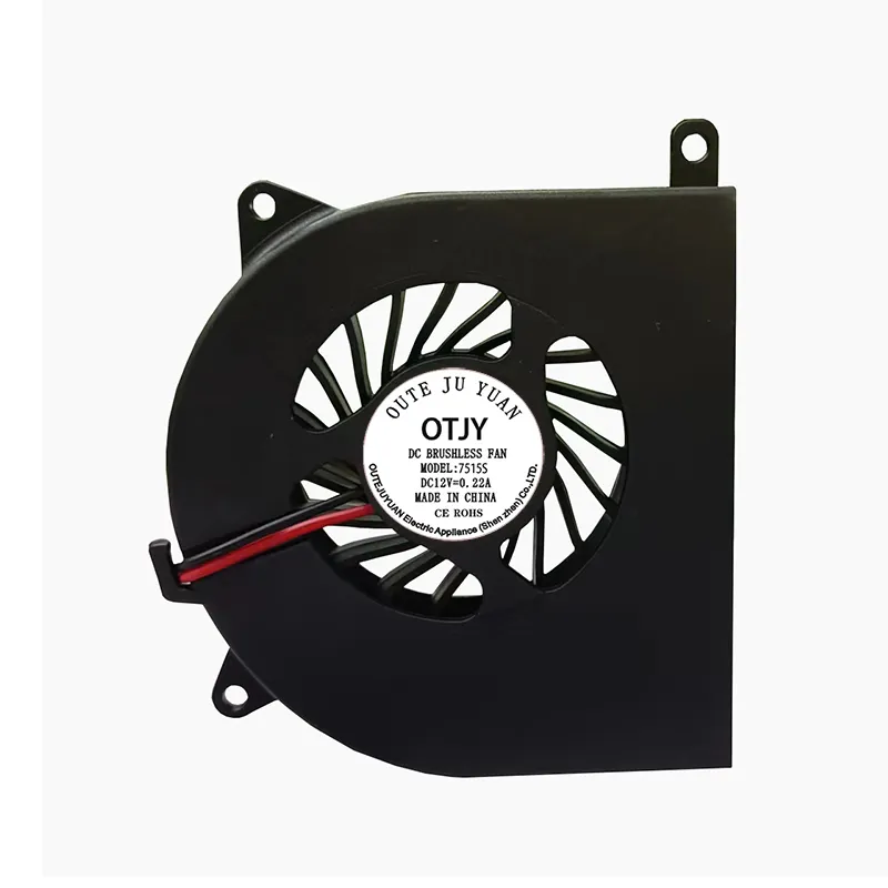 Dc7515 Blower fan hâm mộ mang dầu 12V/24V có thể được hữu ích tản nhiệt của máy chiếu điền vào ánh sáng Quạt làm mát