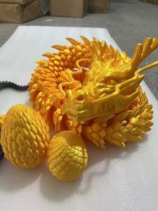 Giocattolo Drago Stampato in 3D con Prototipazione Rapida in PLA, Marca ZAOWEI, 30cm, Pulito e Lucido, Certificato TUV - Product Image 3