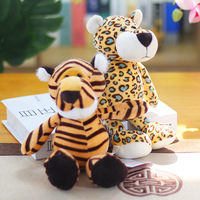 Peluche d'animal de la forêt en gros, poupée d'animal de safari, peluche d'éléphant, de singe, de tigre, de lion, de girafe