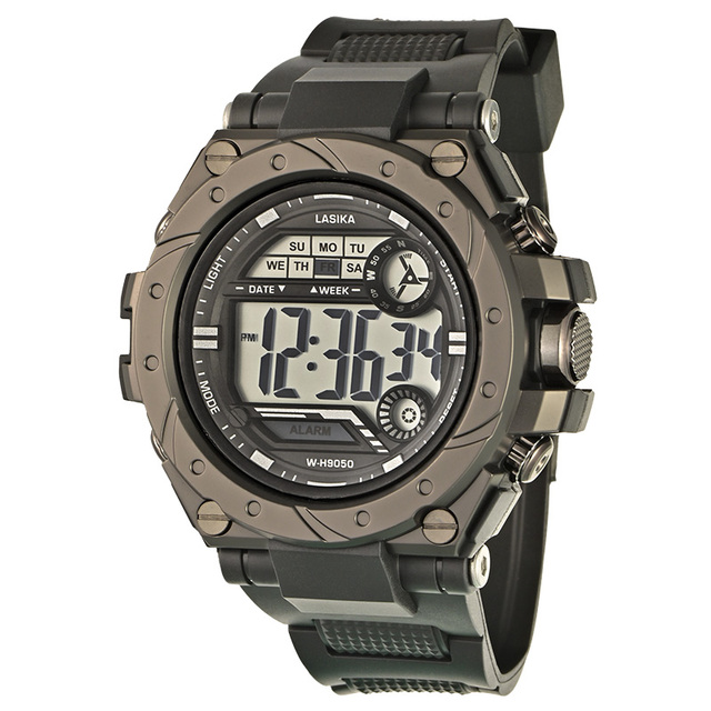 LASIKA W-H9050 Unisex Digital LED Sports Watches Chic Stylish Hot Boy's Wrist Gift Luxury Stop Watch Water Resistant 50mm